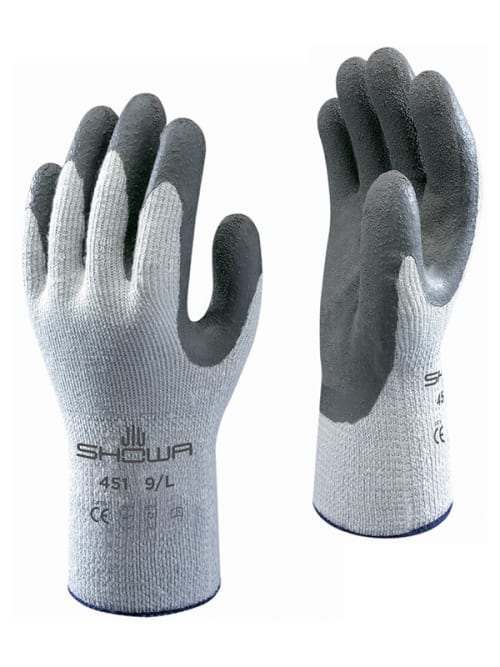 Showa® 451 Insulated Rubber Latex Palm Coated Seamless Knit  Winter Gloves